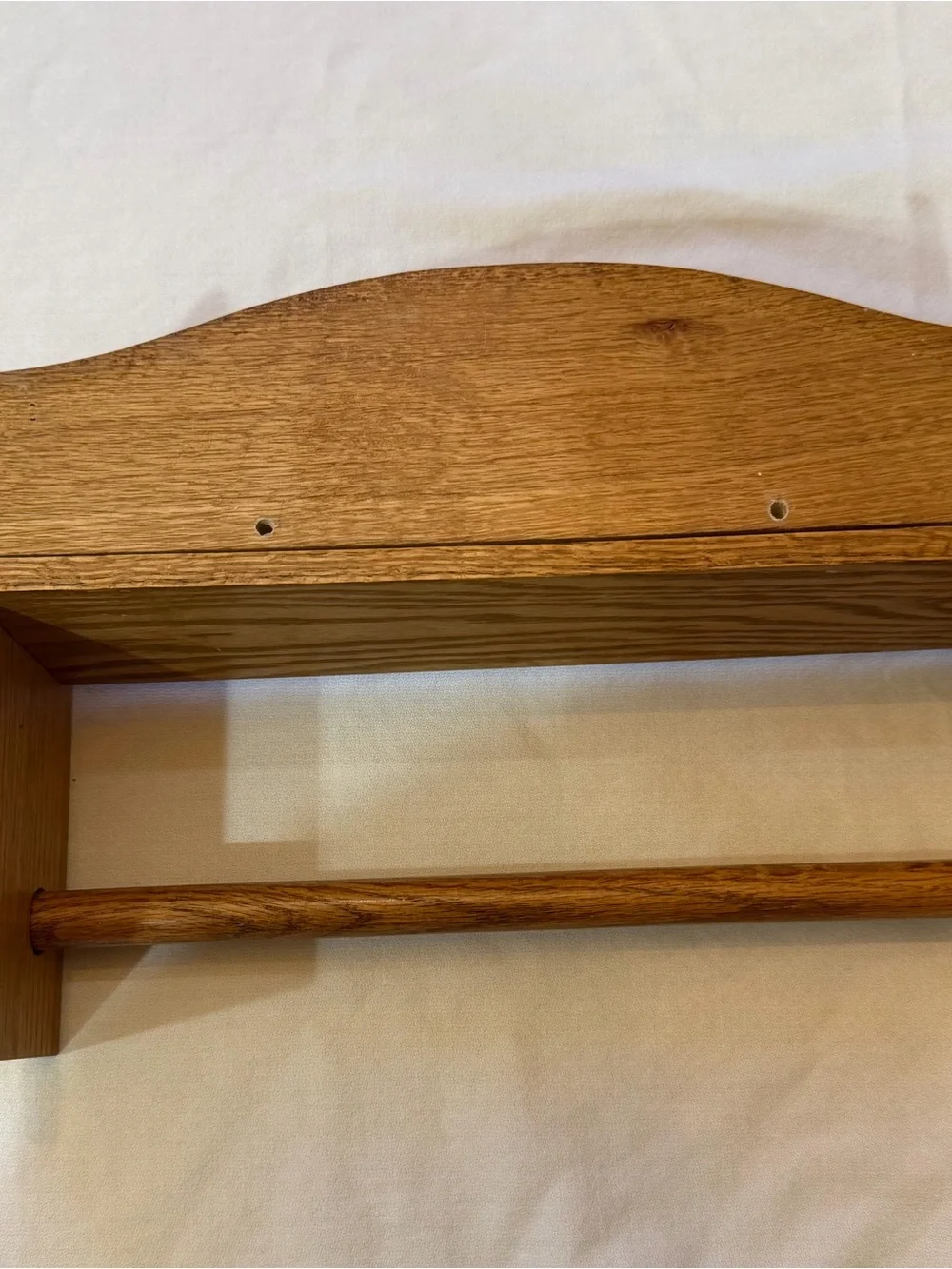 Rare VTG International Heartland Stoneware Kitchen Towel Rack